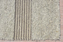 Striped Braided Outdoor Natural Rug