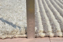 Striped Braided Outdoor Natural Rug