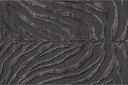 Faux Masai With Silk Indoor Rug- Black
