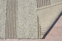 Striped Braided Outdoor Natural Rug