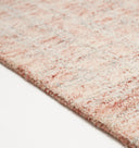 Soft Blush Textured Wool Rug